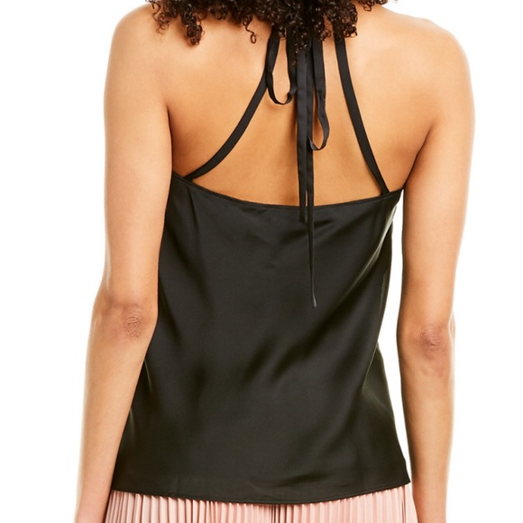 NWT BCBGMAXAZRIA Black Tie-Back Cami - Picture 5 of 7